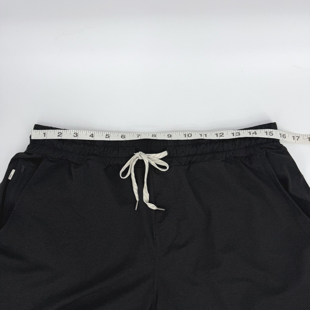 Vuori Black Heather Ponto Performance Shorts 7" Size XL DreamKnit V344 - Picture 8 of 10